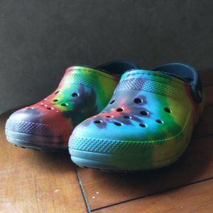 Women's Crocs Size 7 Tie Dye